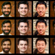 The Pulse research team from Duke University demonstrating the results (the lower row of headshots) of Pulse processing a low-res image (the middle row of headshots) compared to the original (the top row of headshots) high-res photos.